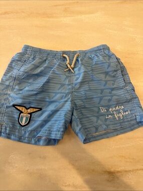Light Blue kids saint Barth Swim Shorts
